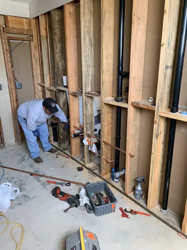 Commercial rough-in plumbing for Gas Line Repair in Spring Garden